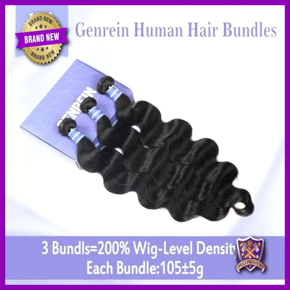 15A Body Wave Human Hair Extensions 12 14 16 Inch Brazilian Virgin Bundles